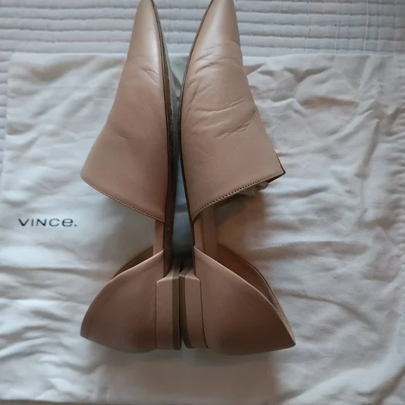 Vince Tan Leather Flats - Picture 7 of 12
